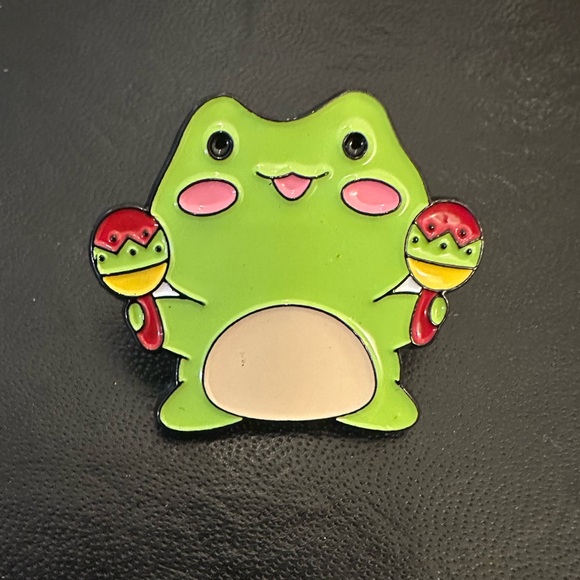 Other - Frog With Maracas Pin